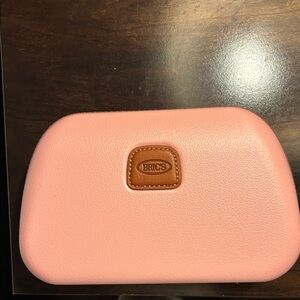Bric's Pink Tablet Case with Brown Accent QATAR AIrlines